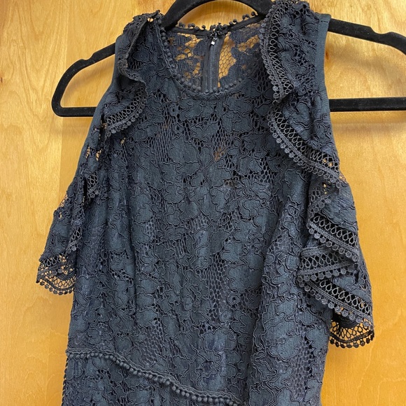 Alexis Women's Philippe Lace Cold-Shoulder Ruffle Jumpsuit - Picture 4 of 10